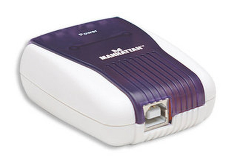 Manhattan USB Pocket Hub 480Mbit/s Purple interface hub