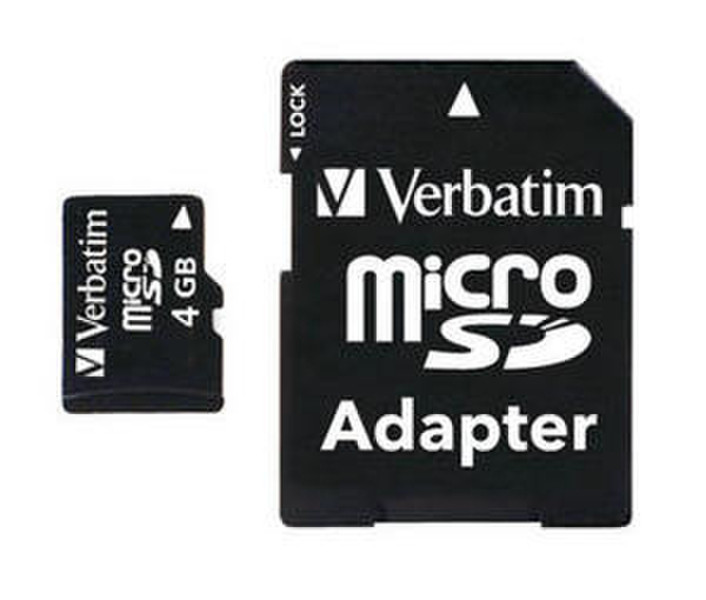 Verbatim MicroSDHC 4GB 4GB MicroSDHC memory card