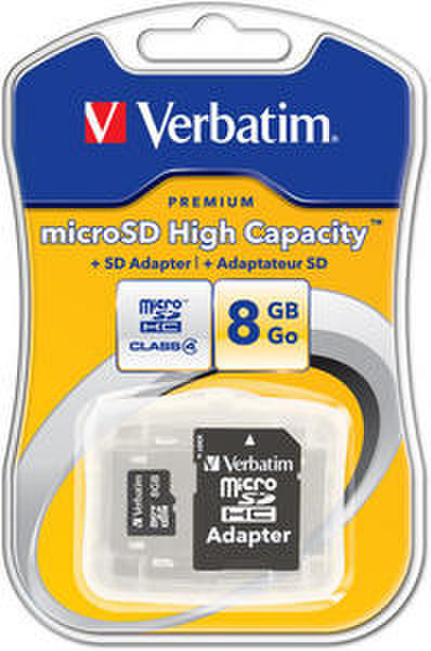 Verbatim MicroSDHC 8GB 8GB MicroSDHC memory card