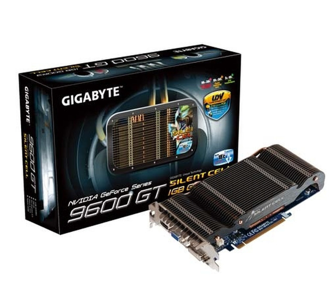 Gigabyte GV-N96TSL-1GI GeForce 9600 GT 1ГБ GDDR3 видеокарта