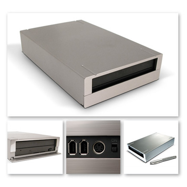 LaCie DVD±RW with LightScribe, Design by F.A. Porsche 16x optical disc drive
