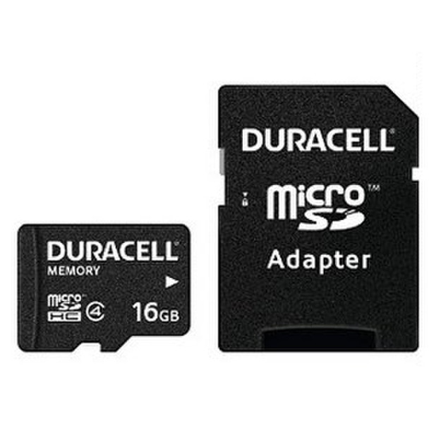 Duracell DRMK16 16ГБ MicroSDHC Class 4 карта памяти