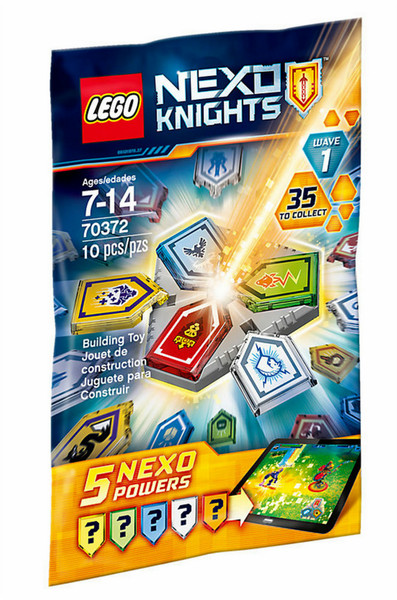 LEGO NEXO KNIGHTS Combo NEXO Powers Wave 1 10шт детский строительный блок