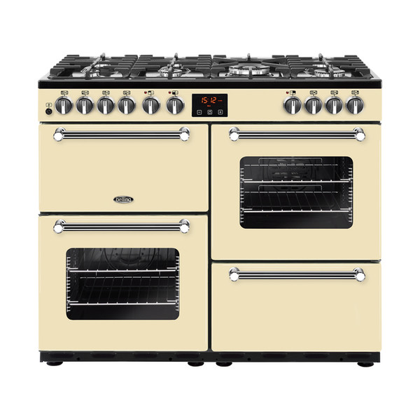 Belling Kensington 100DFT Range cooker Gas hob A Cremefarben