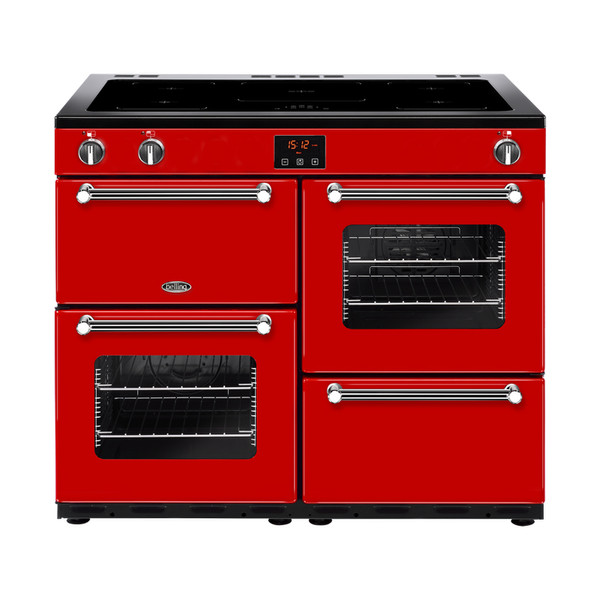 Belling Kensington 100Ei Range cooker Induction hob A Red