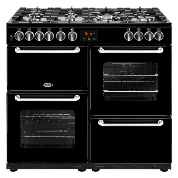 Belling Sandringham 100 DFT Range cooker Gas hob A Black