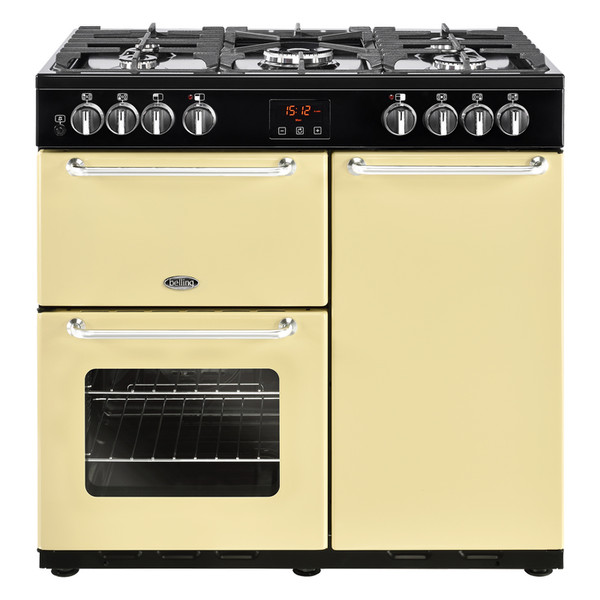 Belling Sandringham 90 DFT Range cooker Gas A Cream