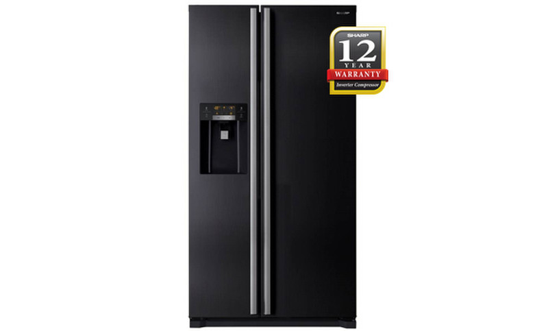 Sharp SJX615WDBK side-by-side refrigerator