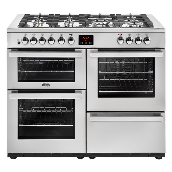 Belling Cookcentre 110 DFT Range cooker Gas hob Нержавеющая сталь