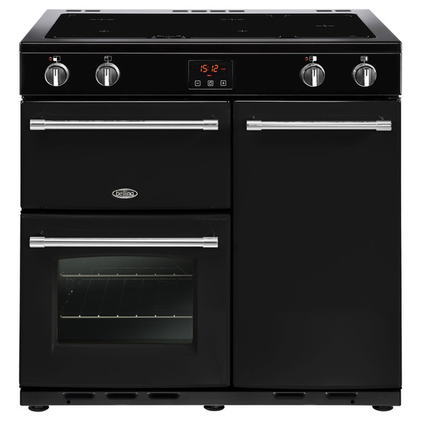 Belling Farmhouse 90Ei Range cooker Induction hob Black