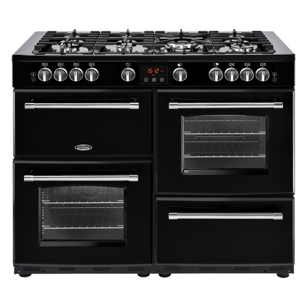 Belling Farmhouse 110 DFT Range cooker Gas hob Черный