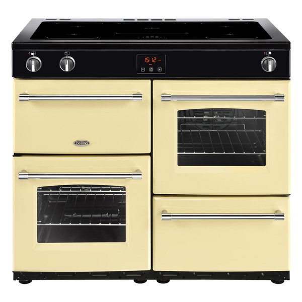 Belling Farmhouse 100Ei Range cooker Induction hob Cream