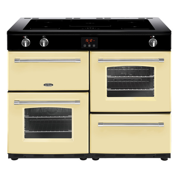 Belling Farmhouse 110 Ei Range cooker Induction hob Cream