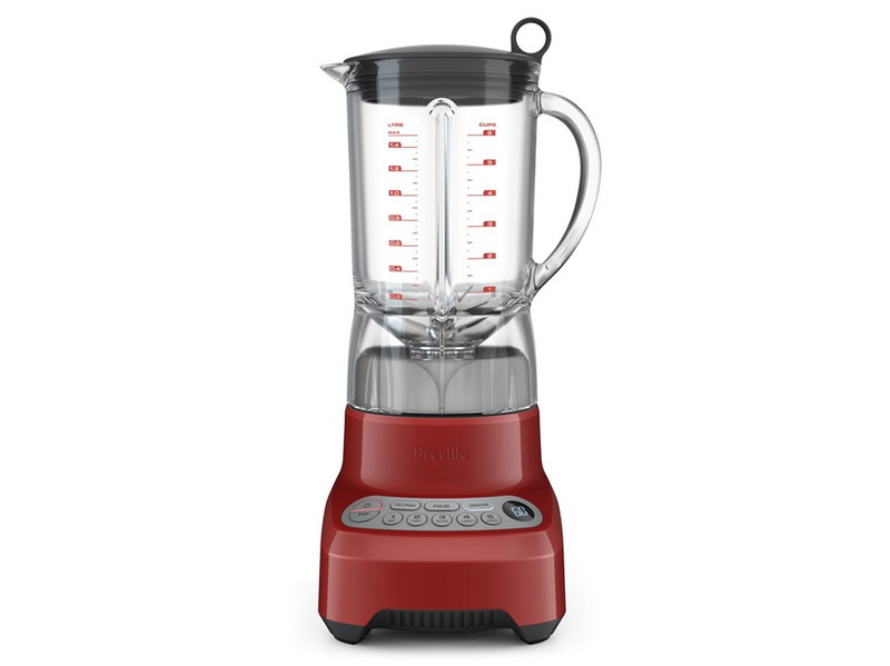 Breville The Kinetix Control Tabletop blender Grey,Red,Transparent 1.5L 1200W