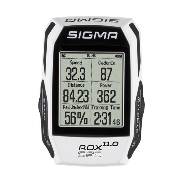 Sigma ROX GPS 11.0 1.7Zoll Wireless bicycle computer Weiß