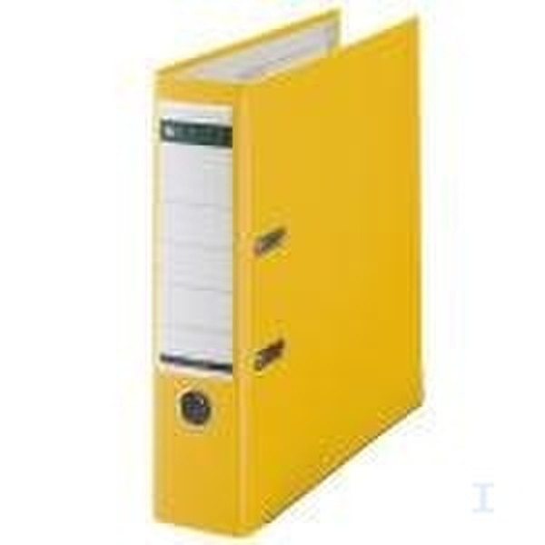 Leitz Plastic Lever Arch File A4 80mm 180° Yellow