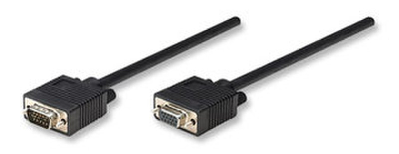 Manhattan SVGA 4.5m 4.5m VGA (D-Sub) VGA (D-Sub) Schwarz VGA-Kabel