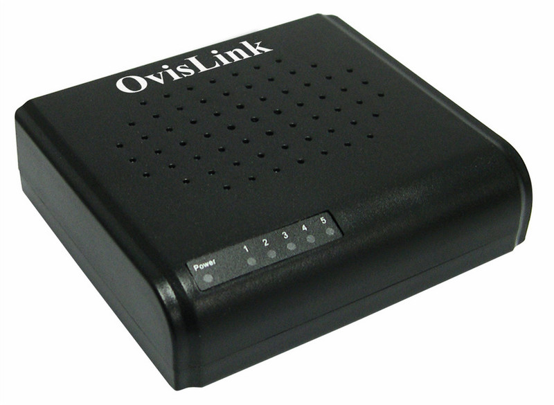 OvisLink Evo FSH-5C Unmanaged Black