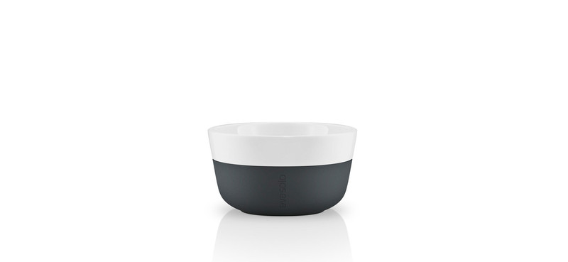 Eva Solo 567160 Cereal bowl Круглый 0.3л Фарфор, Силиконовый Черный, Углерод 2шт обеденная миска