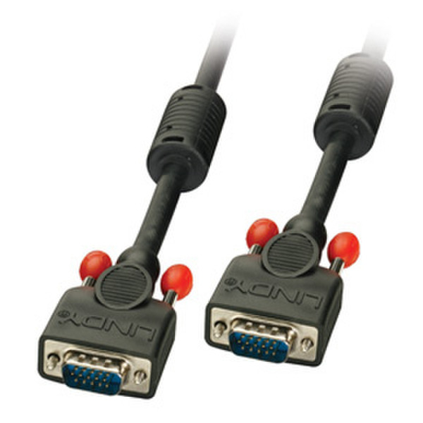 Lindy 10m SVGA Monitor Cable 10m VGA (D-Sub) VGA (D-Sub) Schwarz VGA-Kabel