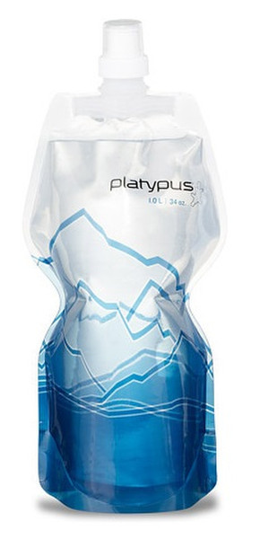 Platypus SoftBottle 1000мл Полиэтилен, Полипропилен (ПП) Синий, Прозрачный бутылка для питья