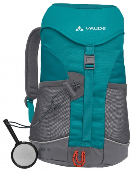 VAUDE Puck 10 Унисекс 10л Полиамид, Полиэстер, Полиуретан, Брезент Зеленый, Серый туристический рюкзак