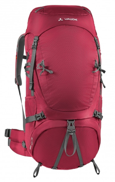 VAUDE Astrum 60+10 M/L Женский 70л Полиамид, Полиуретан Красный туристический рюкзак