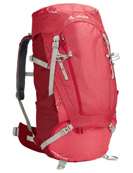 VAUDE Asymmetric 48+8 Female 56L Polyester,Polyurethane Red travel backpack