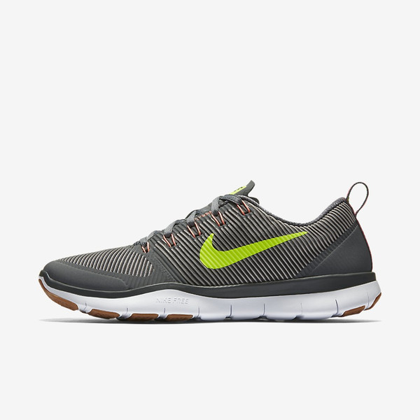 Nike Free Train Versatility Adult Male Grey,Lime,White 42 sneakers
