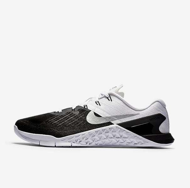 Nike Metcon 3 Для взрослых Мужской Черный, Металлический, Cеребряный, Белый 46 кроссовки