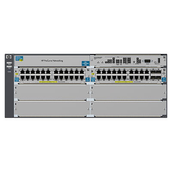 Hewlett Packard Enterprise ProCurve 5406-44G-PoE Power over Ethernet (PoE) Серый