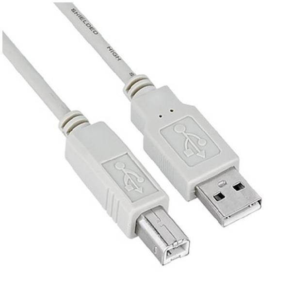 Nilox 07NXU205MA201 5м USB A USB B Белый кабель USB