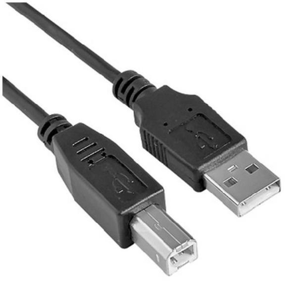 Nilox CAVO USB 2.0- 2MT. M/M A/B NERO 2м USB A USB B Черный кабель USB