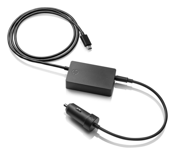 HP 45W USB-C Auto Adapter Auto 45W Schwarz