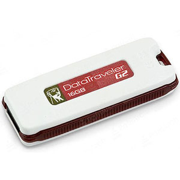 Kingston Technology DataTraveler 16GB USB flash drive (2.0) - Red 16ГБ USB 2.0 Тип -A Красный USB флеш накопитель