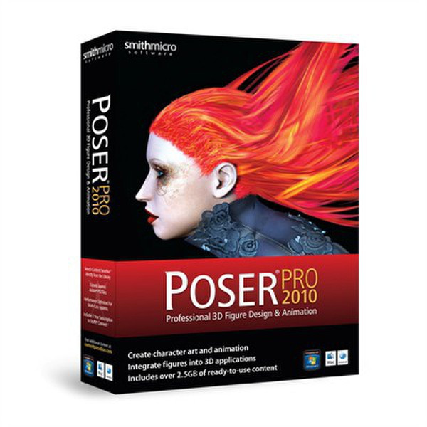 Smith Micro Poser Pro 2010, PC/Mac, EN