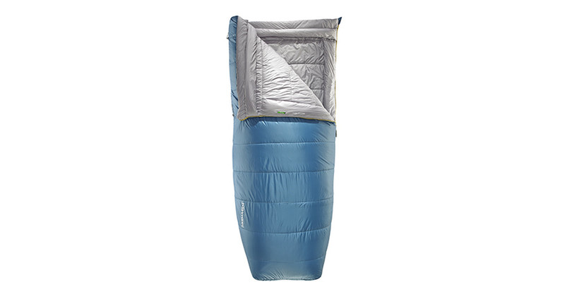 Therm-a-Rest Ventana DUO Для взрослых Semi-rectangular sleeping bag Микрофибра, Полиэстер Синий