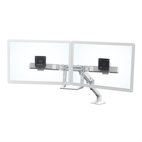 Ergotron HXDESK DUALMONITORARM ERG METALLICSILVER