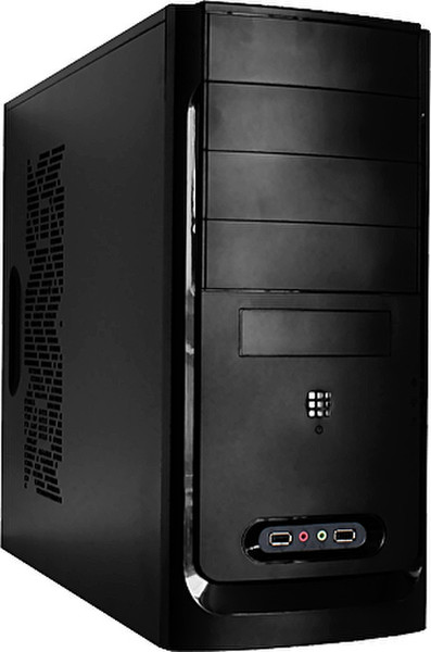 Rasurbo BC-12 Midi-Tower Black,Silver computer case