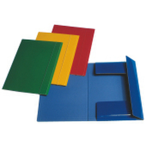 Esselte Cartelle a tre lembi plastificate Green folder