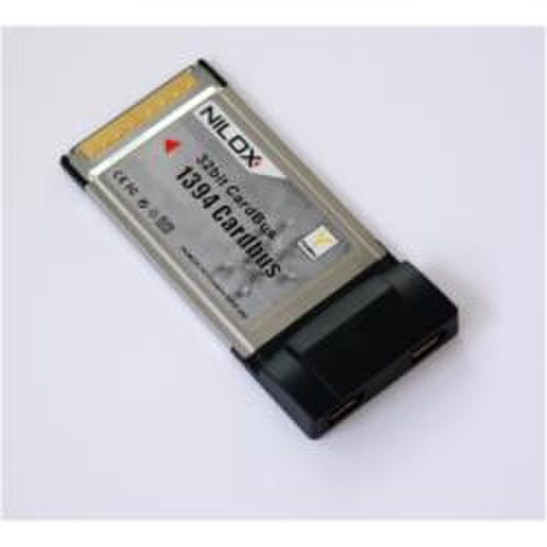 Nilox SCHEDA PCMCIA 2 PORTE FIREWIRE interface cards/adapter