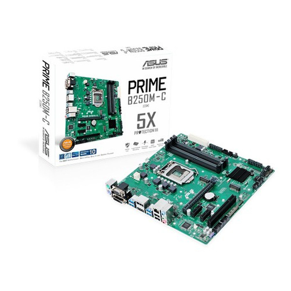 ASUS PRIME B250M-C Intel B250 LGA1151 Микро ATX материнская плата