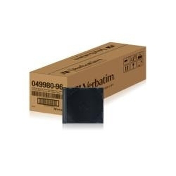 Verbatim Jewelcase for CD / DVD 100 - pk 1discs Black