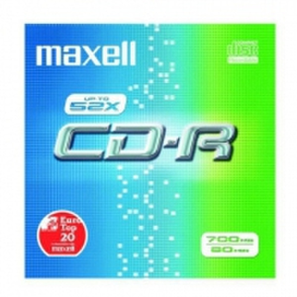 Maxell CD-R 80XL 52x 100 Pack CD-R 700MB 100pc(s)