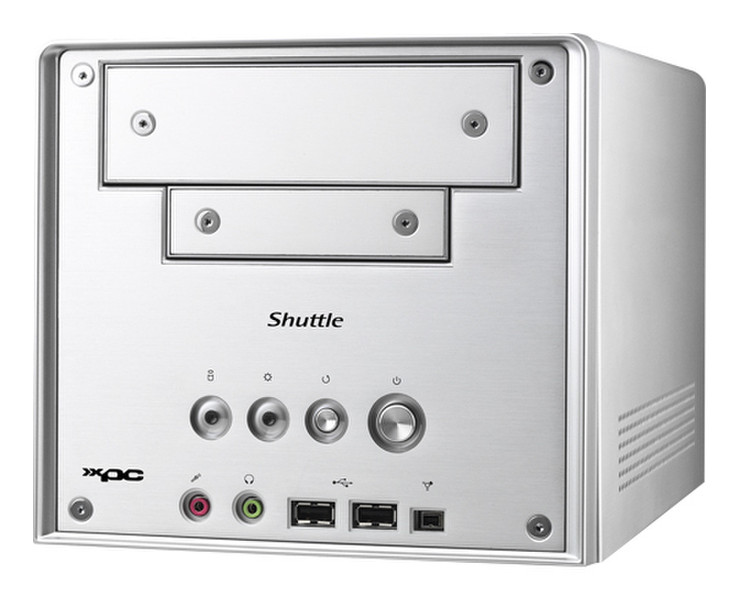 Shuttle SG31G2V2 Intel G31 Express Socket T (LGA 775) SFF Cеребряный ПК/рабочая станция barebone