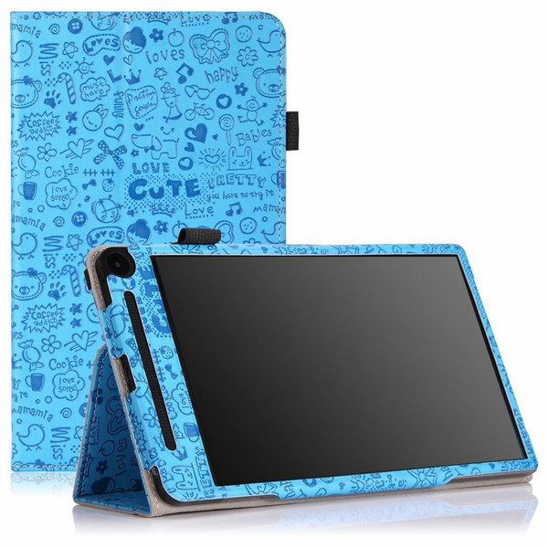 MoKo BC20172 8.4Zoll Blatt Blau Tablet-Schutzhülle