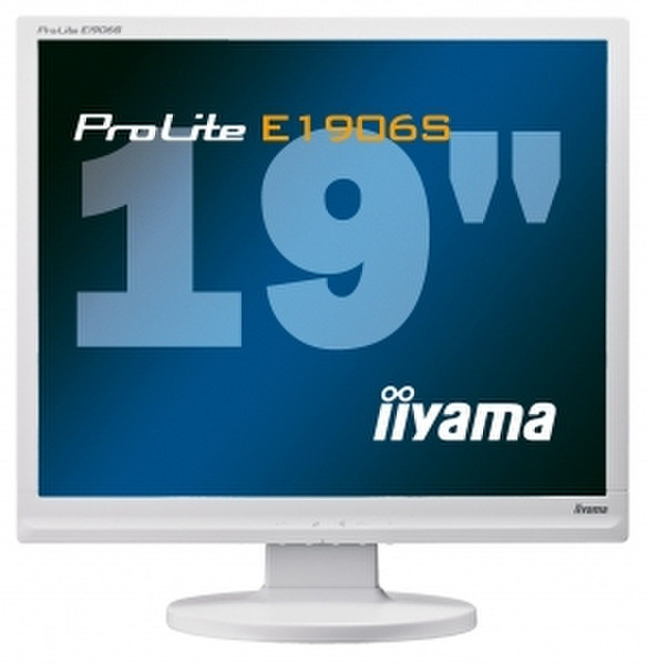 iiyama ProLite E1906S-W1 19Zoll Weiß Computerbildschirm