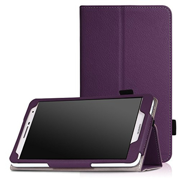 MoKo 6484366 7Zoll Blatt Violett Tablet-Schutzhülle
