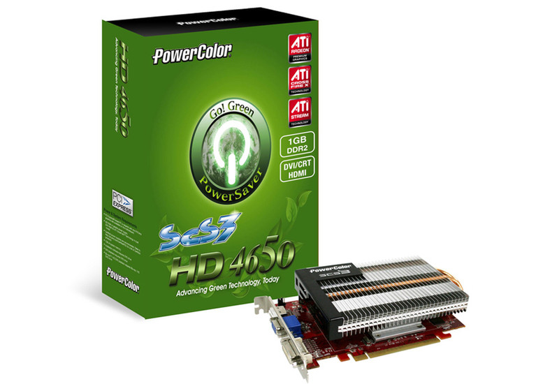 PowerColor Radeon HD4650 SCS3 1024MB 1ГБ GDDR2