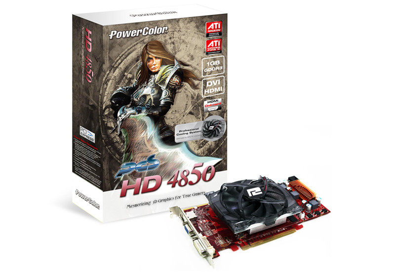 PowerColor Radeon HD4850 PCS 1024MB 1ГБ GDDR3